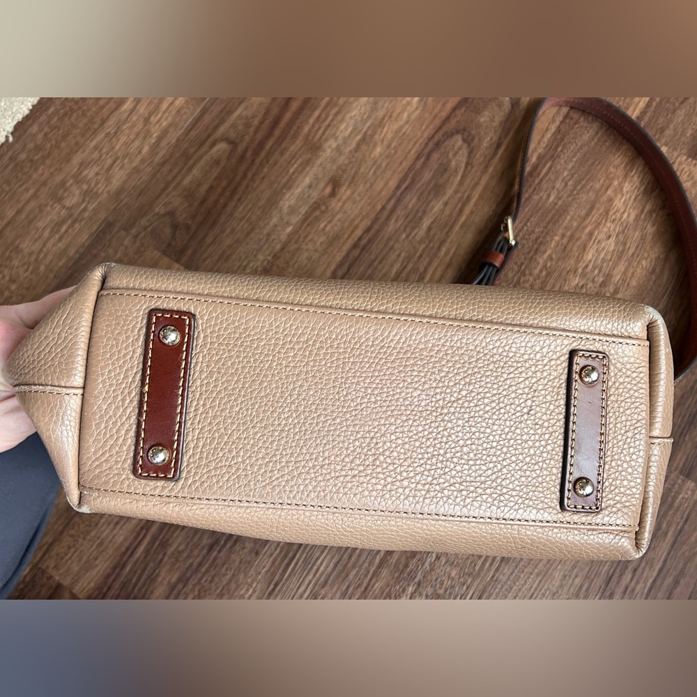 DOONEY & BOURKE Brown Pebble Leather Derby Hobo Slouchy Crossbody Bag Heritage - Picture 15 of 16